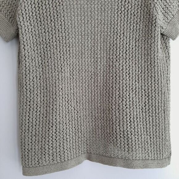 NORTHERN REFLECTIONS Open Front Knit Cardigan Sweater Sage Green Sz XXL - Picture 9 of 12